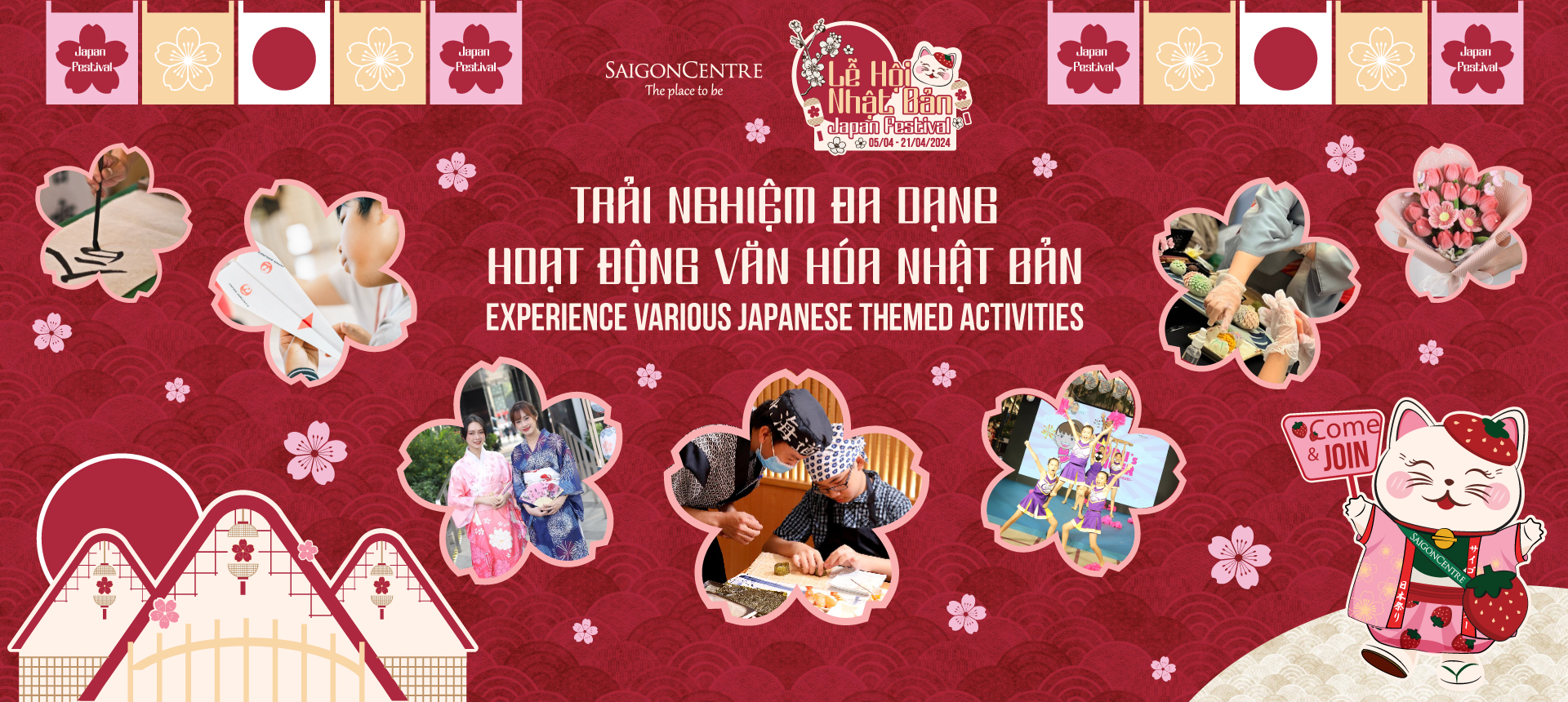 EXPERIENCE VARIOUS JAPANESE THEMED ACTIVATIES