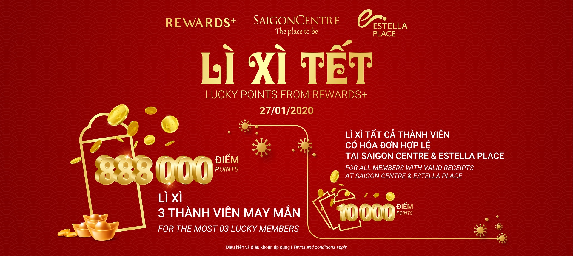 LUCKY POINTS FROM REWARDS+
