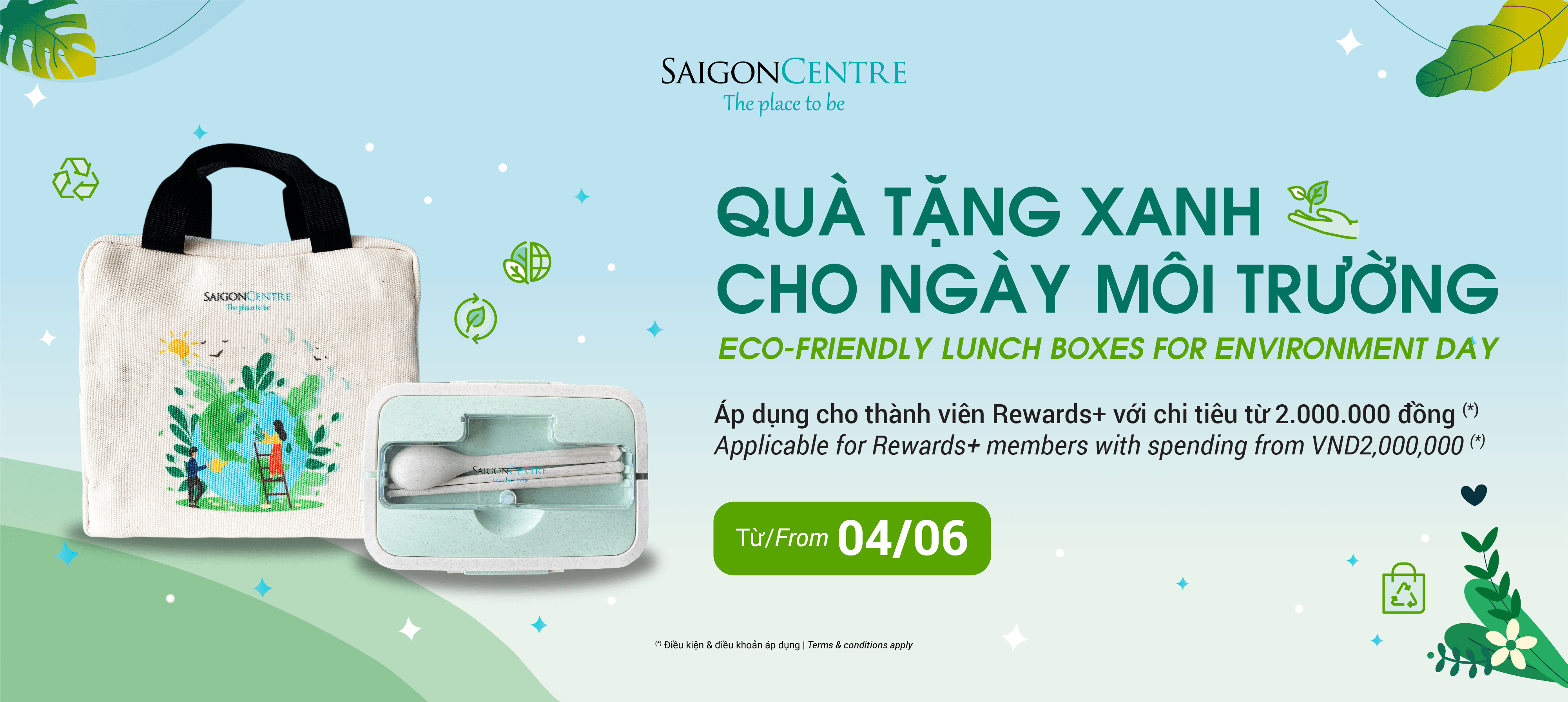 QUÀ TẶNG XANH CHO NGÀY MÔI TRƯỜNG