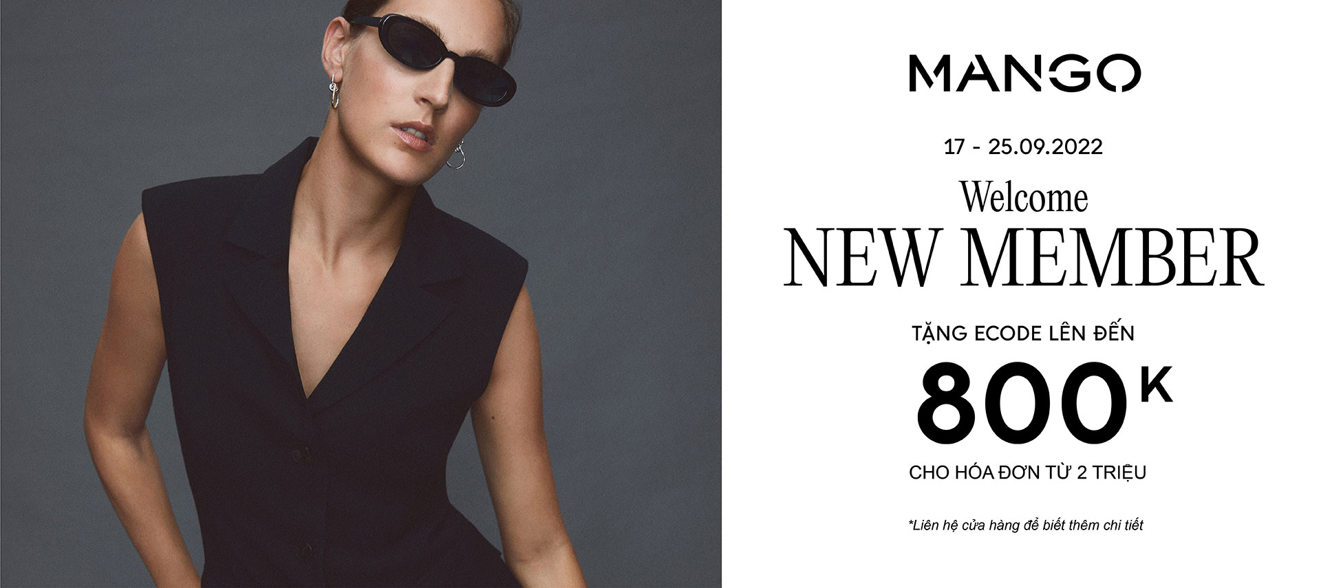 MANGO - WELCOME NEW MEMBER WITH SPECIAL OFFER UP TO 800K
