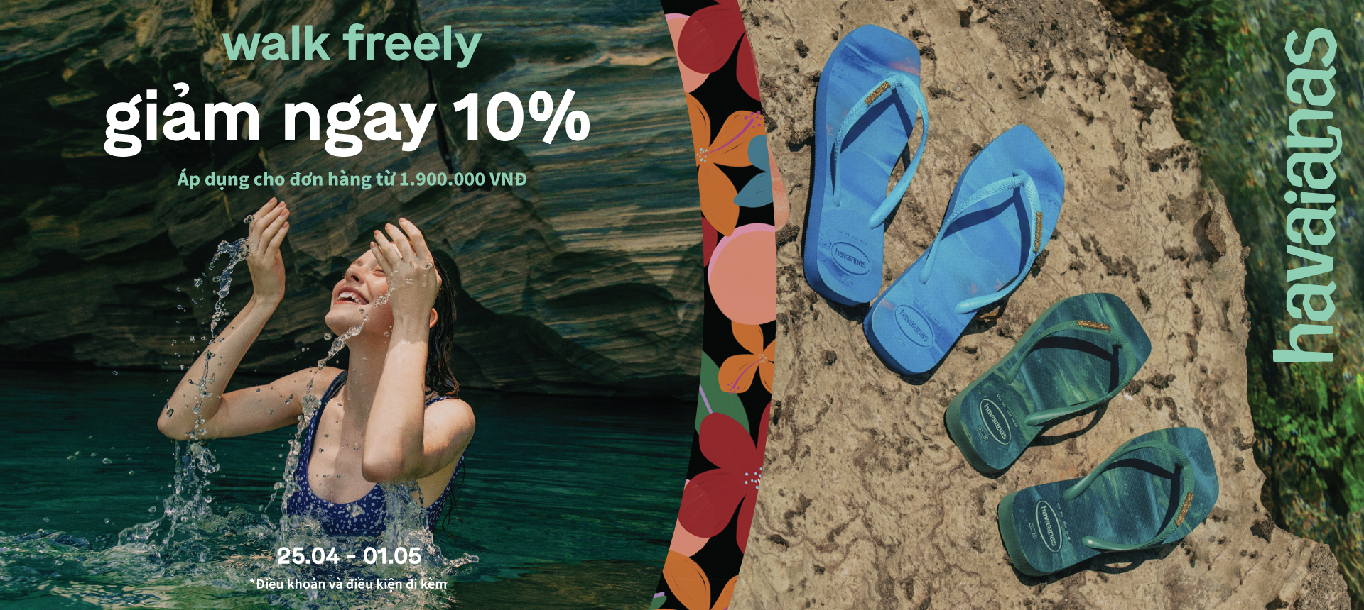 WALK FREELY THIS HOLIDAYS WITH HOT DEAL FROM HAVAIANAS
