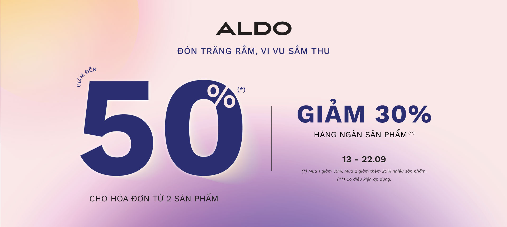 ALDO - ENJOY SHOPPING, CELEBRATE THIS MID-AUTUM FESTIVAL