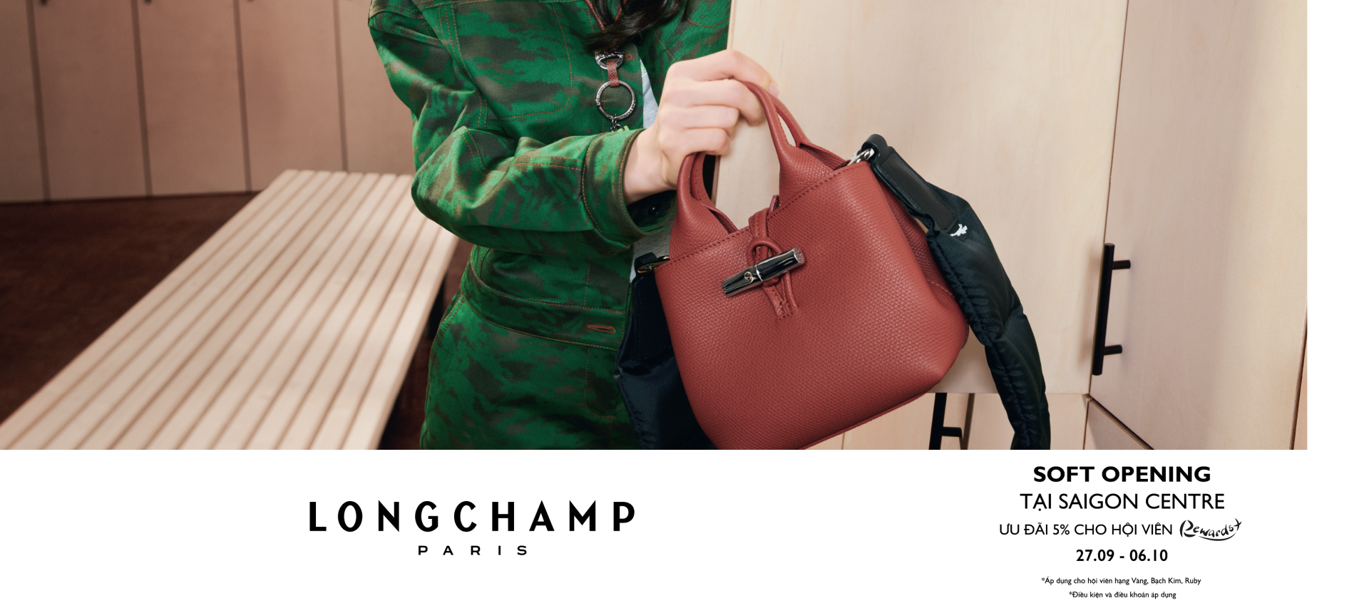 LONGCHAMP ĐÃ ĐẾN VỚI SAIGON CENTRE