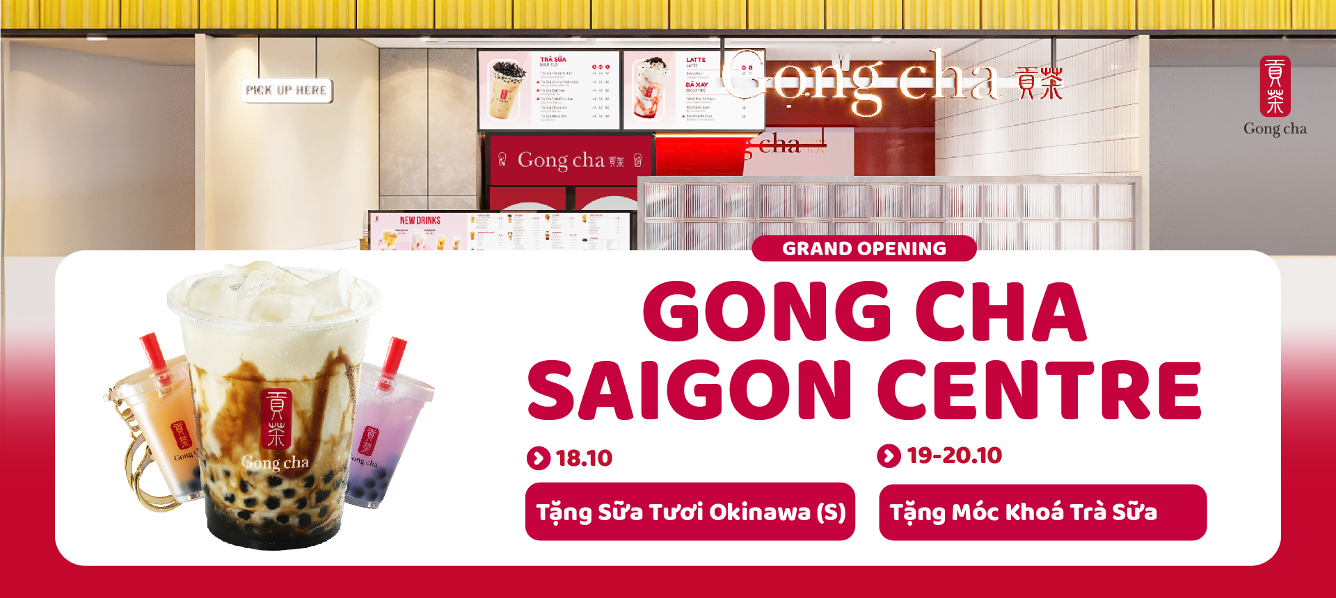 GONG CHA - GRAND OPENING OFFERS