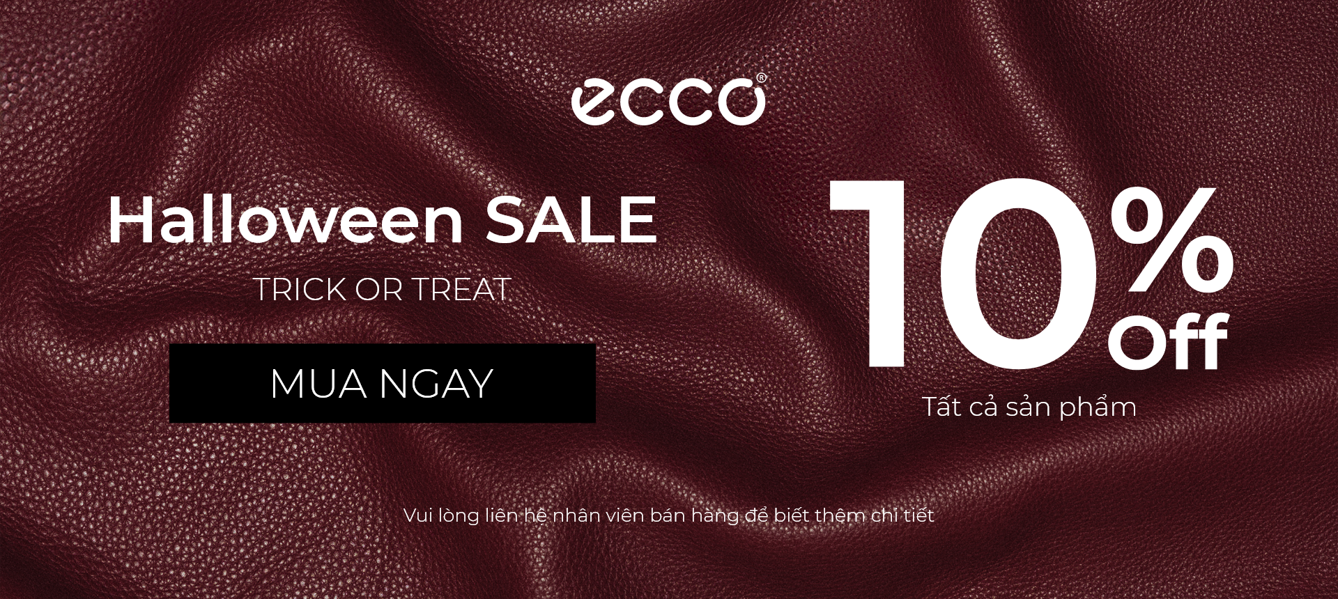 ECCO - TẬN HƯỞNG ƯU ĐÃI MÙA HALLOWEEN