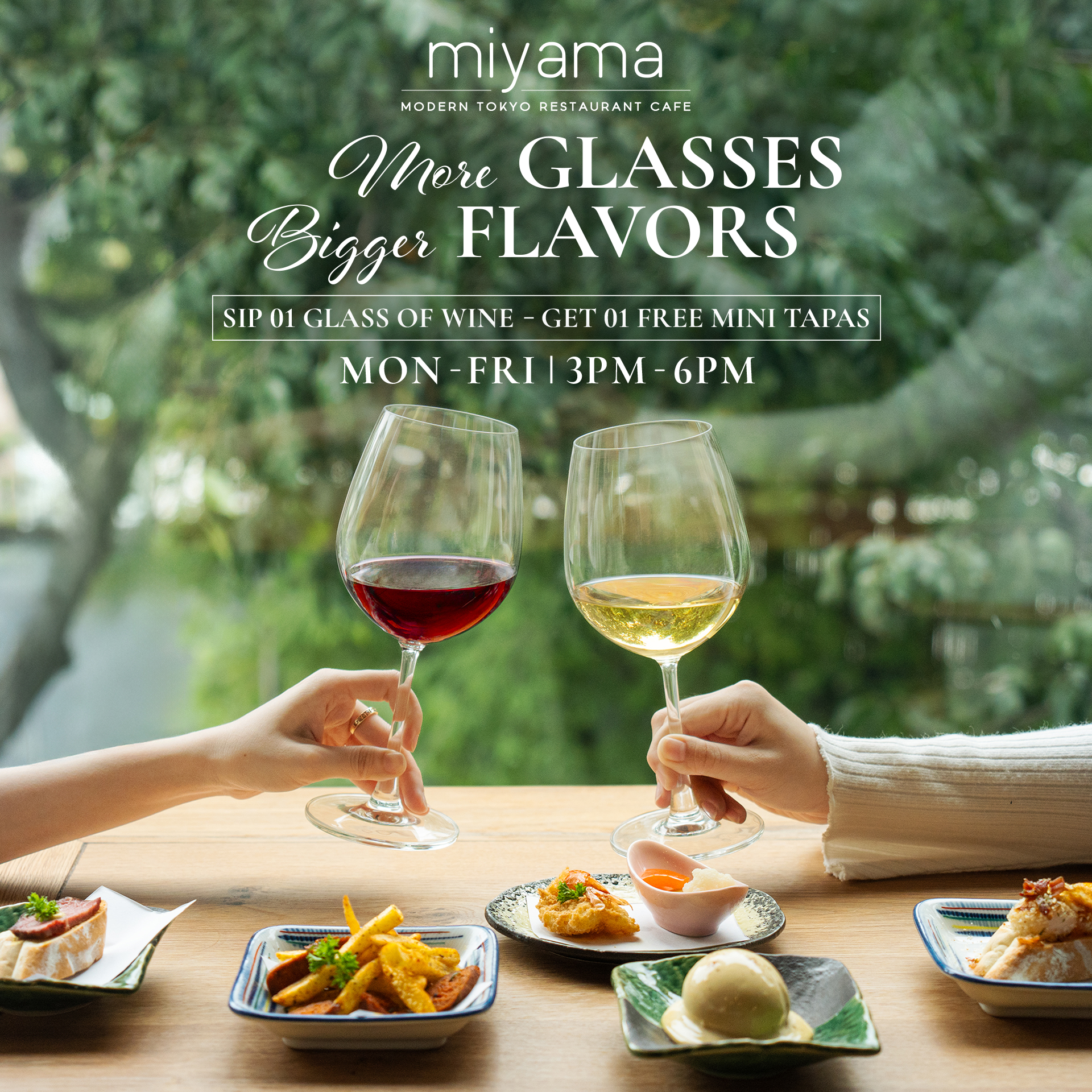 MIYAMA - MORE GLASSES, BIGGER FLAVORS