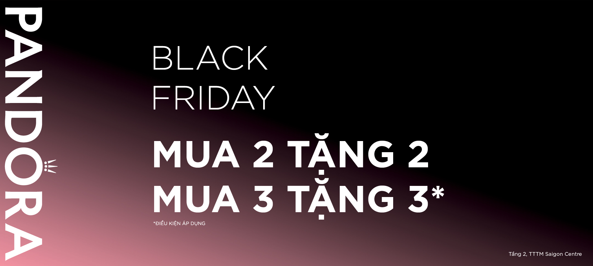 PANDORA BLACK FRIDAY - MUA CÀNG NHIỀU, RINH QUÀ CÀNG TO