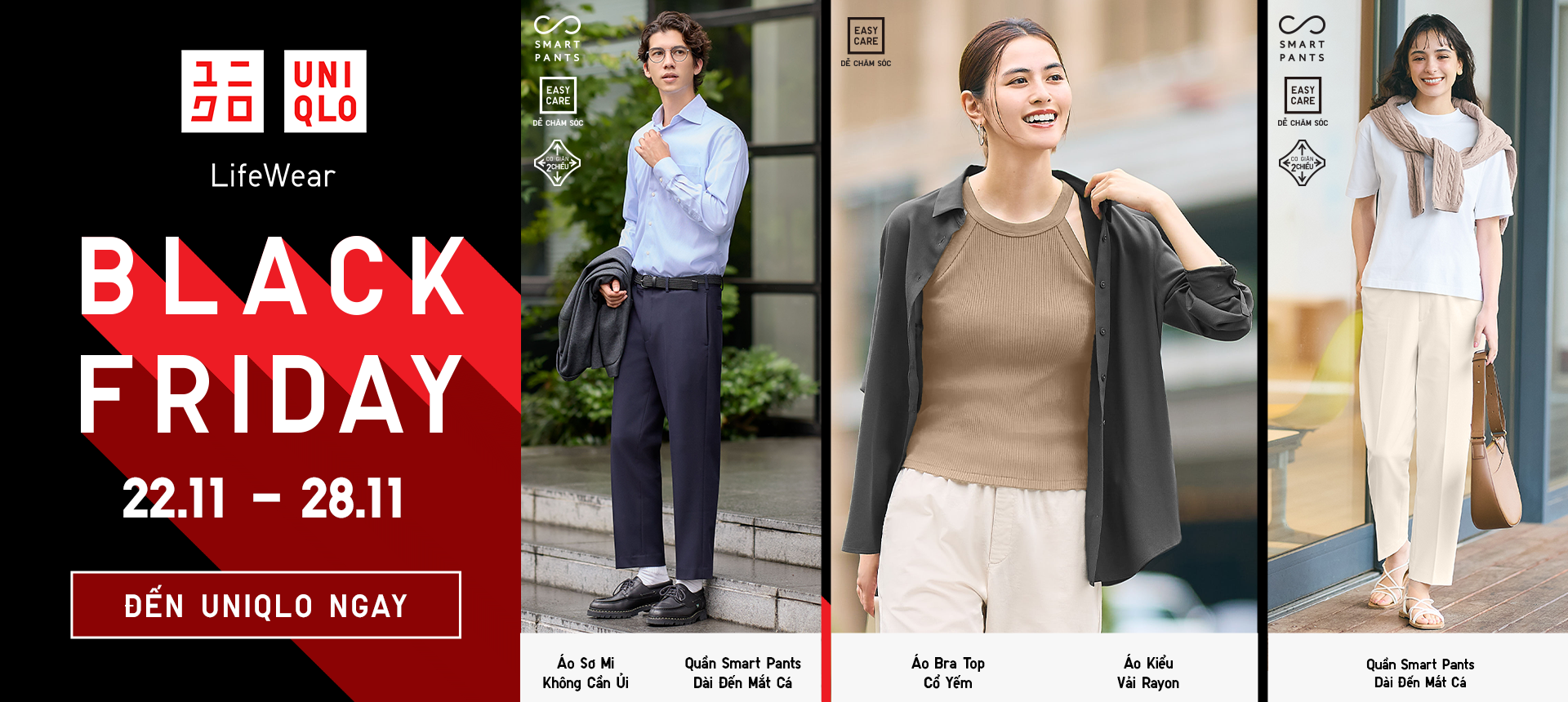 UNIQLO BLACK FRIDAY - THỎA SỨC MUA SẮM CÙNG KHUYẾN MÃI CÓ HẠN