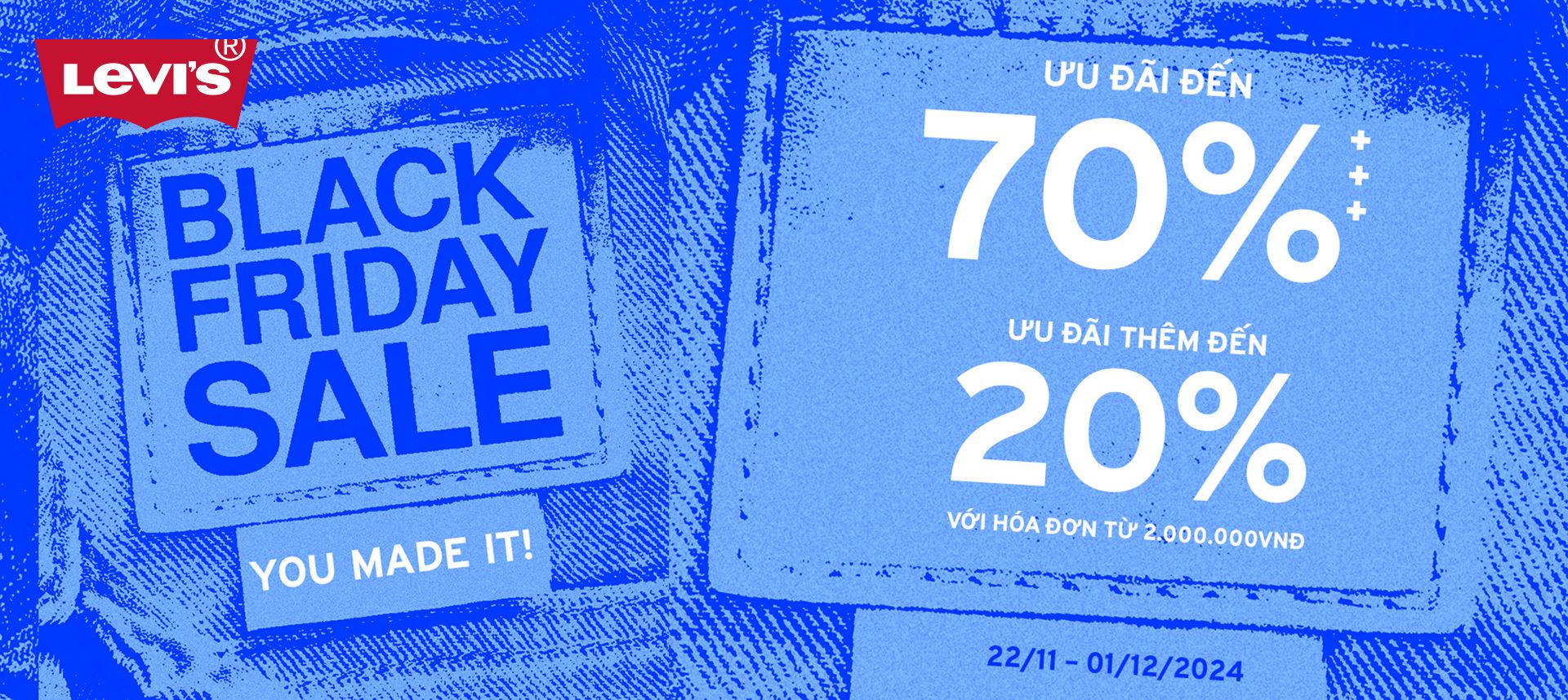 LEVI’S BLACK FRIDAY - BIGGEST SALE OF THE YEAR - UP TO 70%+++