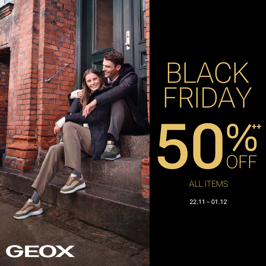 GEOX - BLACK FRIDAY - UP TO 50% ALL ITEMS