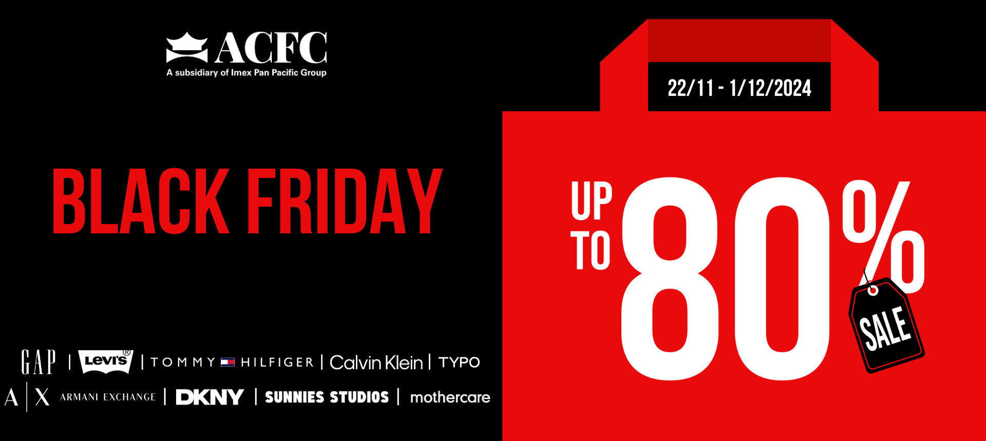 ACFC BLACK FRIDAY- SALE UP TO 80%