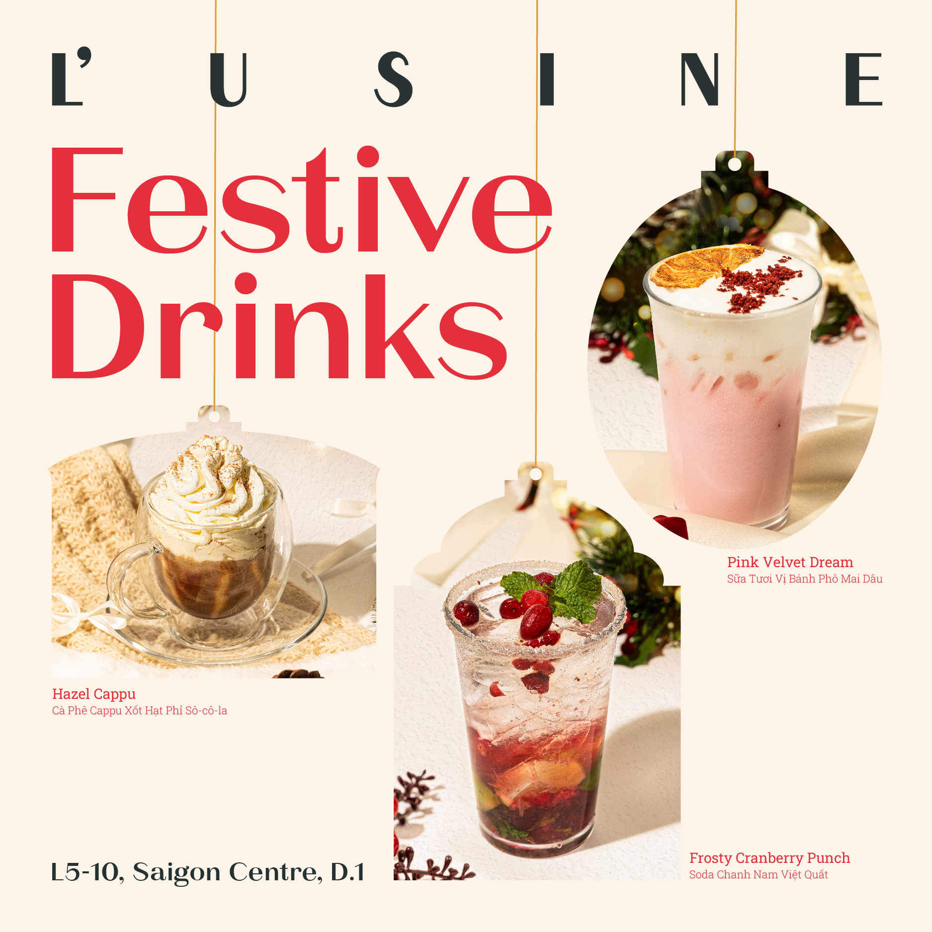 L'USINE - FESTIVE DRINKS