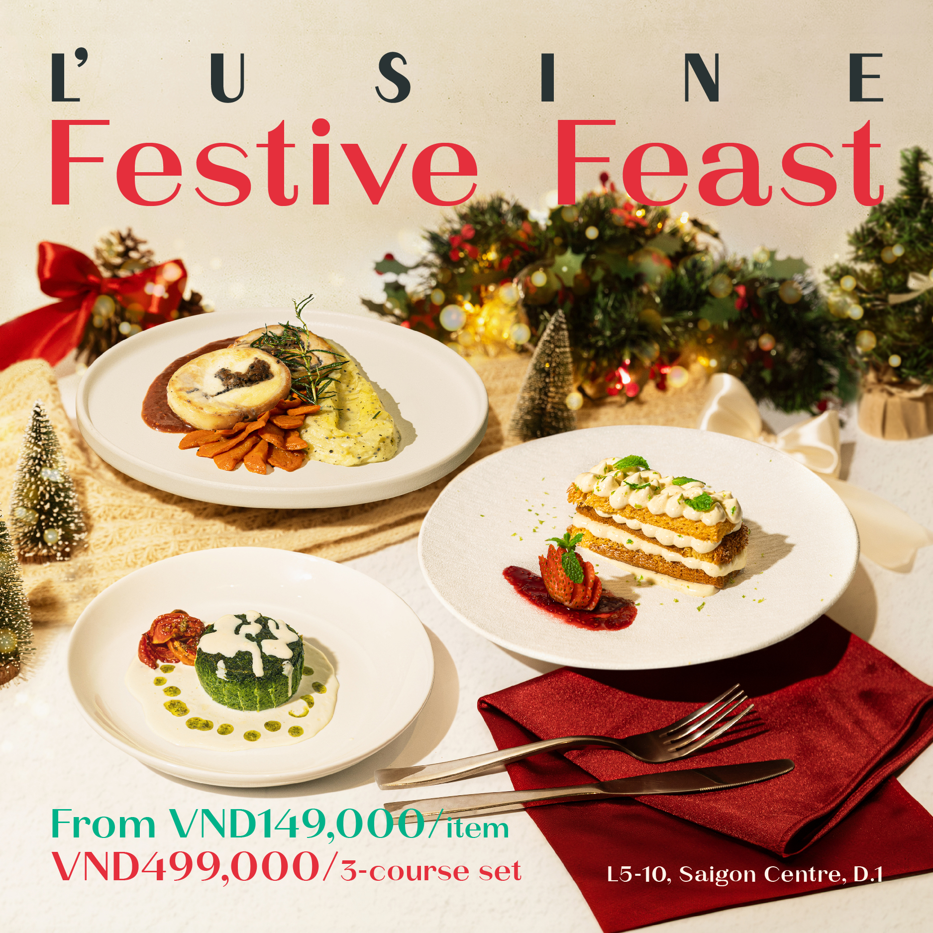 AN EUROPEAN FESTIVE VIBE: CELEBRATE THE HOLIDAY AT L'USINE