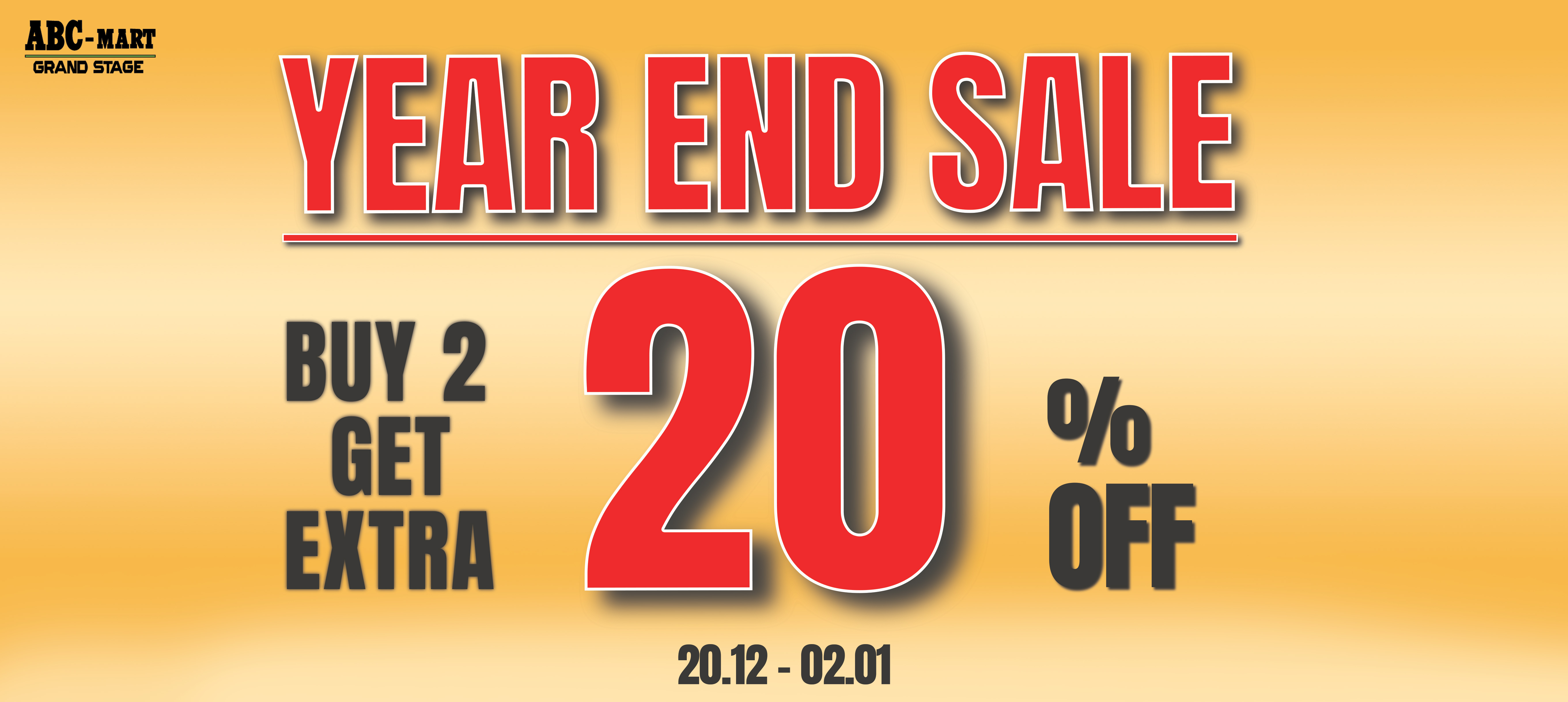 ABC MART GRAND STAGE - YEAR-END SALE