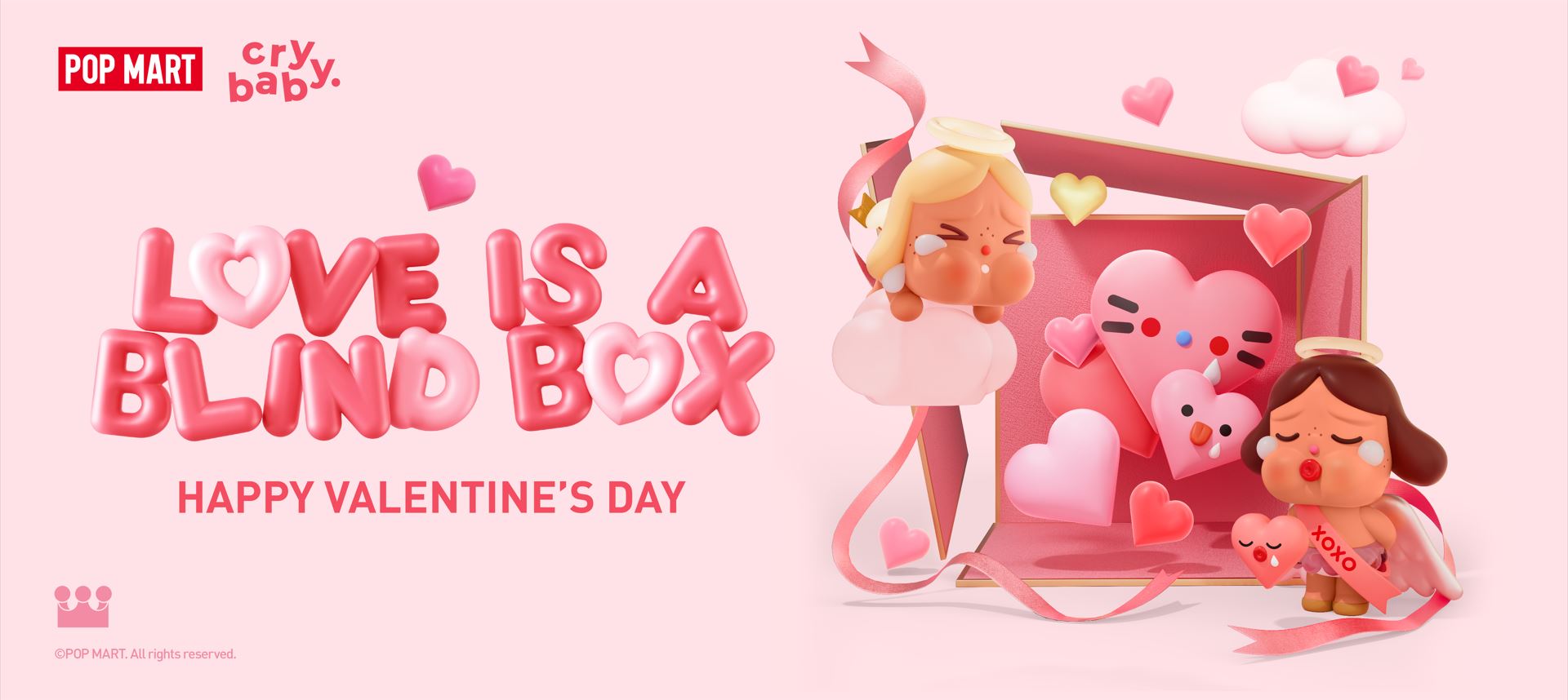 POP MART - LOVE IS A BLIND BOX - Happy Valentine’s Day