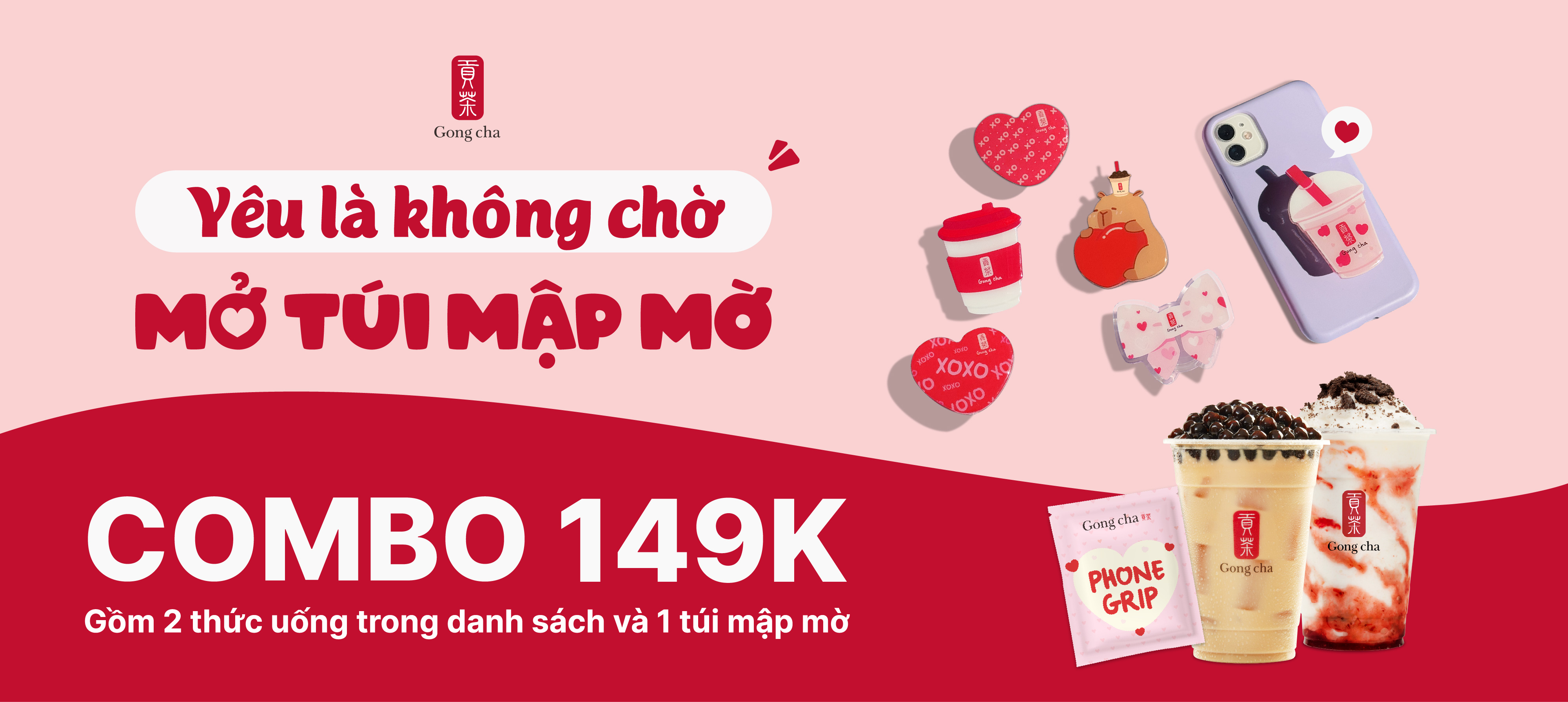 GONG CHA - YÊU LÀ KHÔNG CHỜ - MỞ TÚI MẬP MỜ