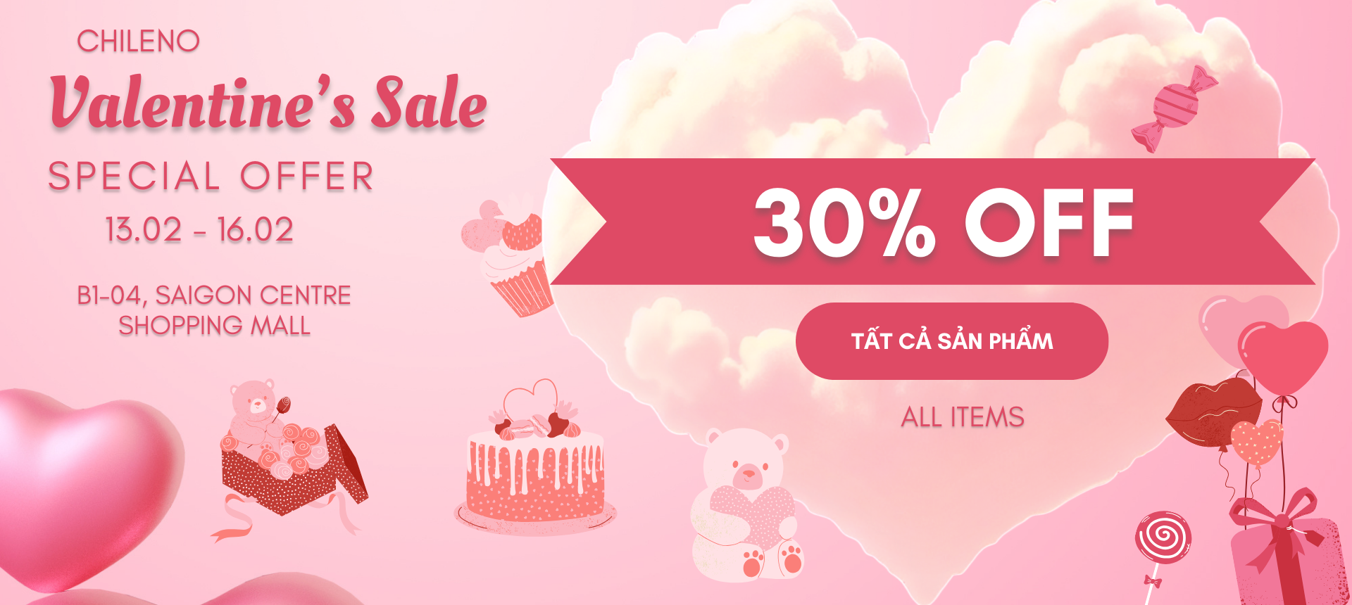 CHILENO - VALENTINE'S SALE