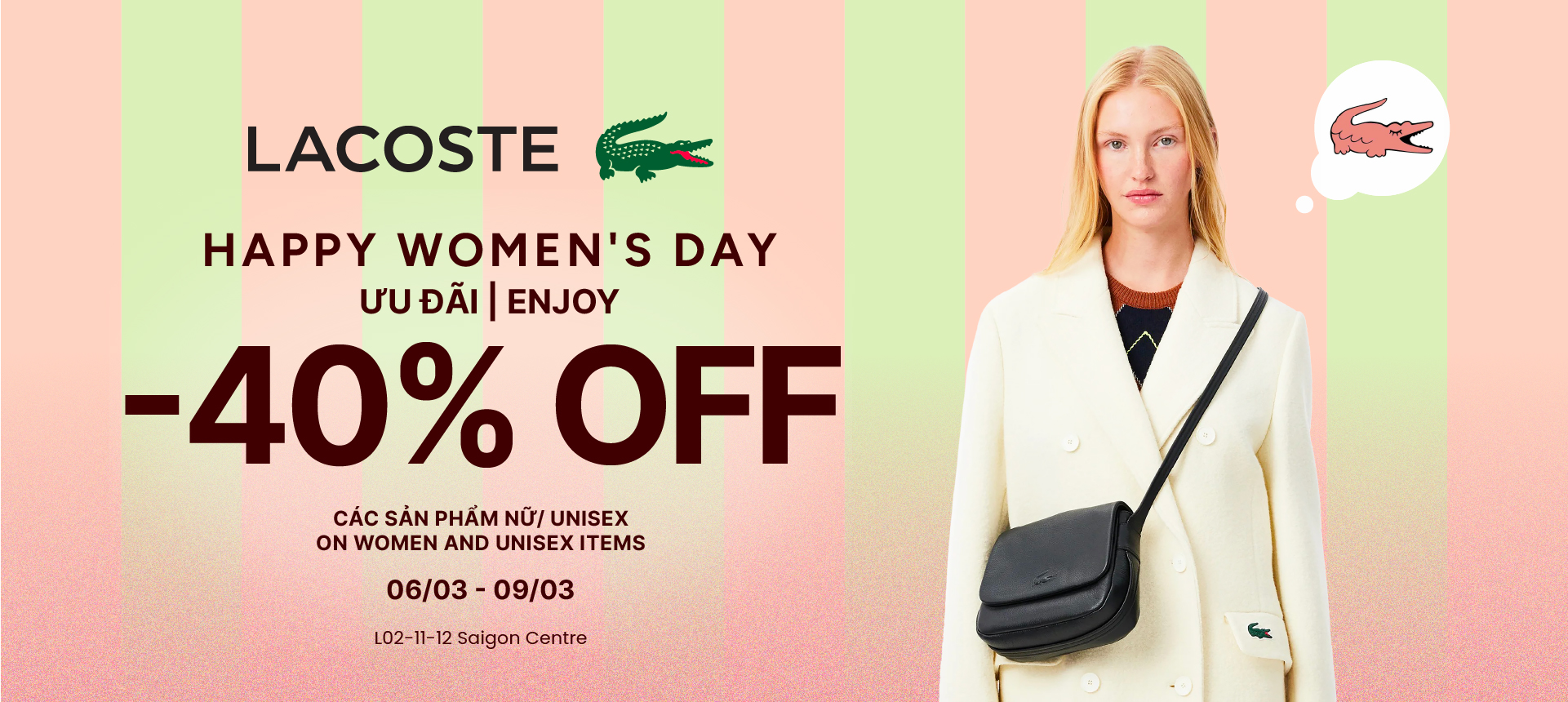 LACOSTE - HAPPY INTERNATIONAL WOMEN'S DAY