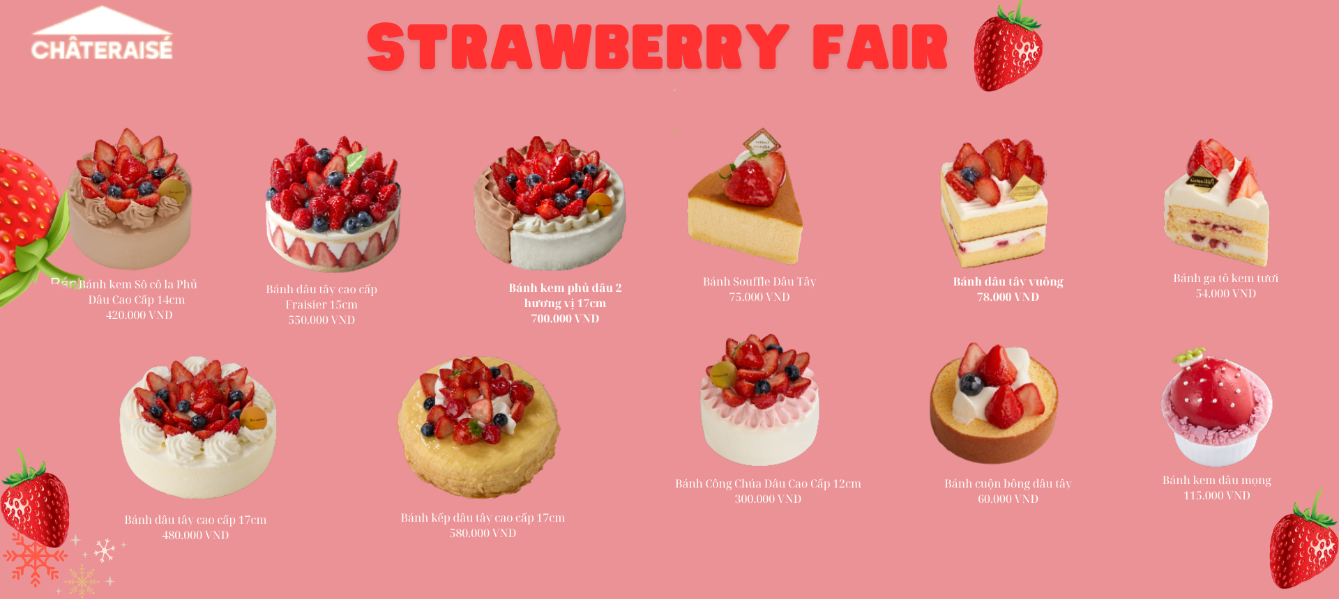 CHÂTERAISÉ STRAWBERRY FAIR