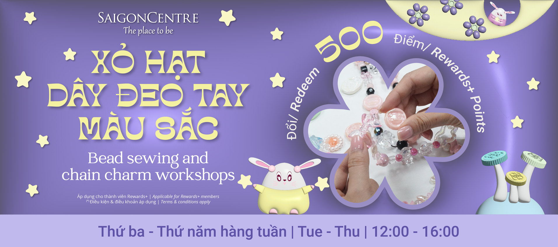 XỎ HẠT DÂY ĐEO TAY MÀU SẮC