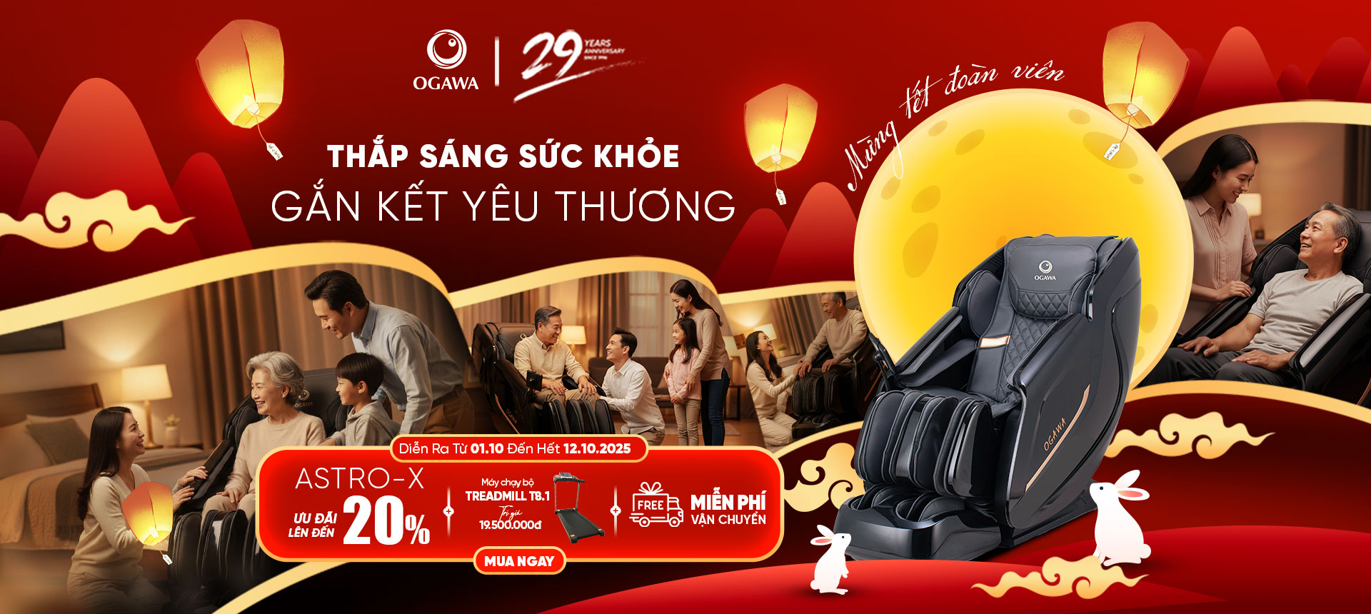 OGAWA - TRUNG THU ĐOÀN VIÊN – THẮP SÁNG SỨC KHỎE, GẮN KẾT YÊU THƯƠNG
