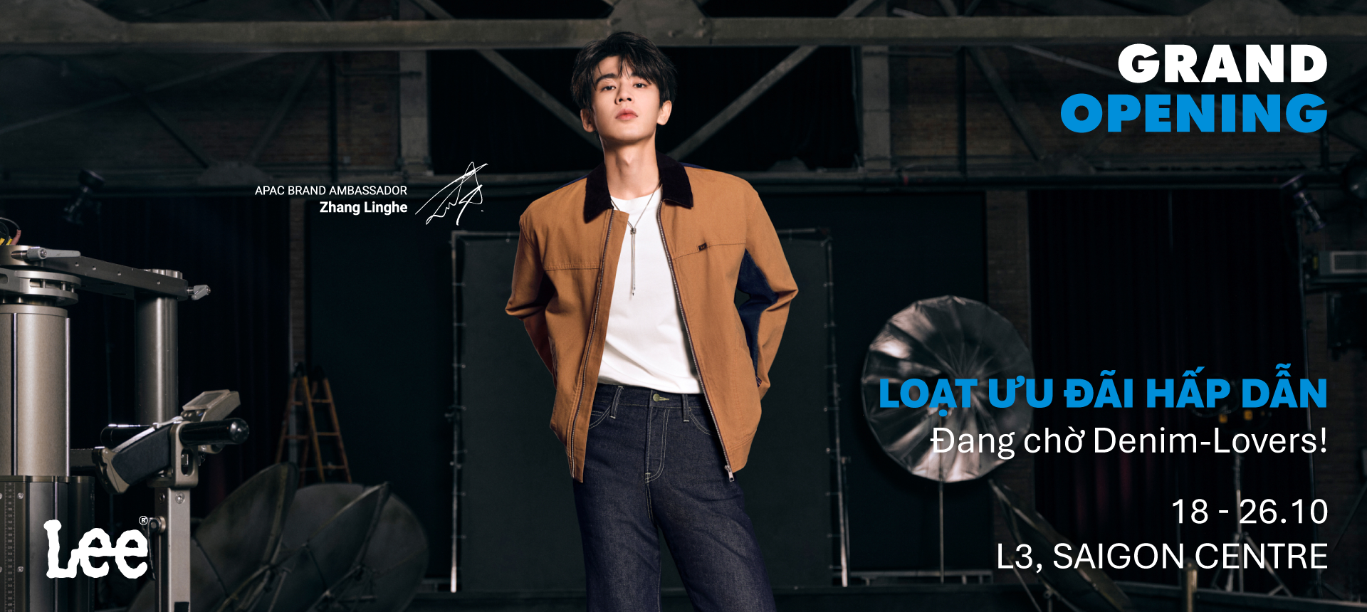 GRAND OPENING: LEE JEANS SAIGON CENTRE
