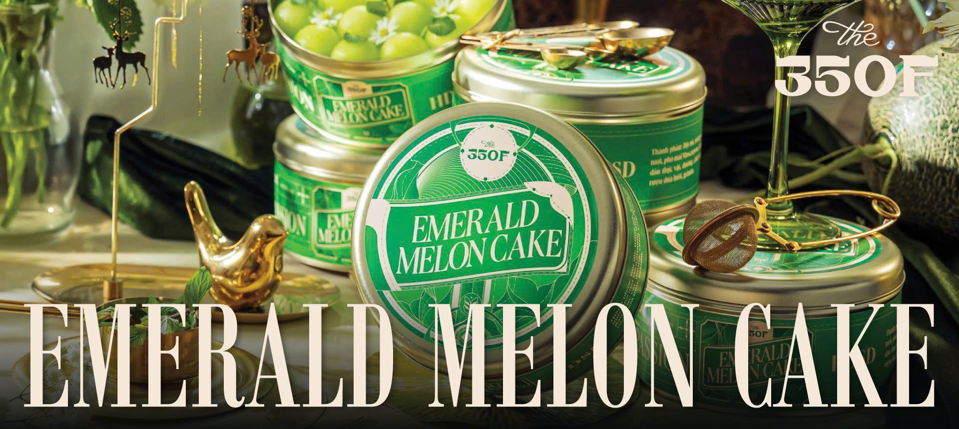 ”UNBOX” SIÊU PHẨM MỚI TỪ THE 350F: EMERALD MELON CAKE