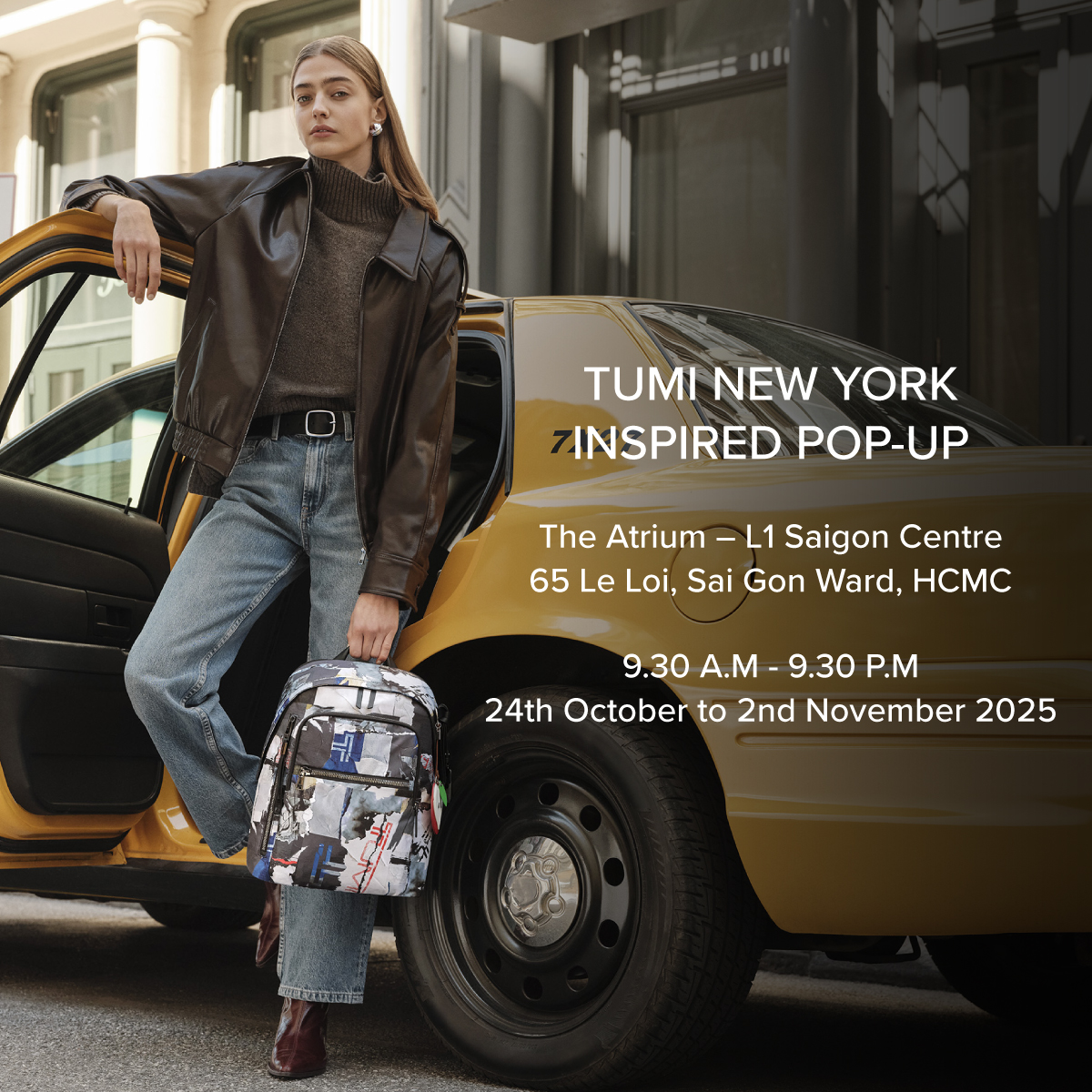 KHÁM PHÁ POP UP THU 2025 CỦA TUMI TẠI SAIGON CENTRE