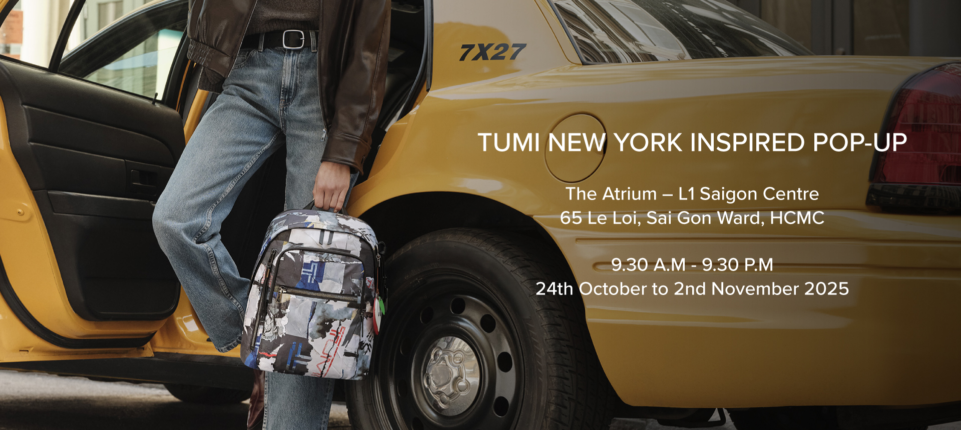 KHÁM PHÁ POP UP THU 2025 CỦA TUMI TẠI SAIGON CENTRE