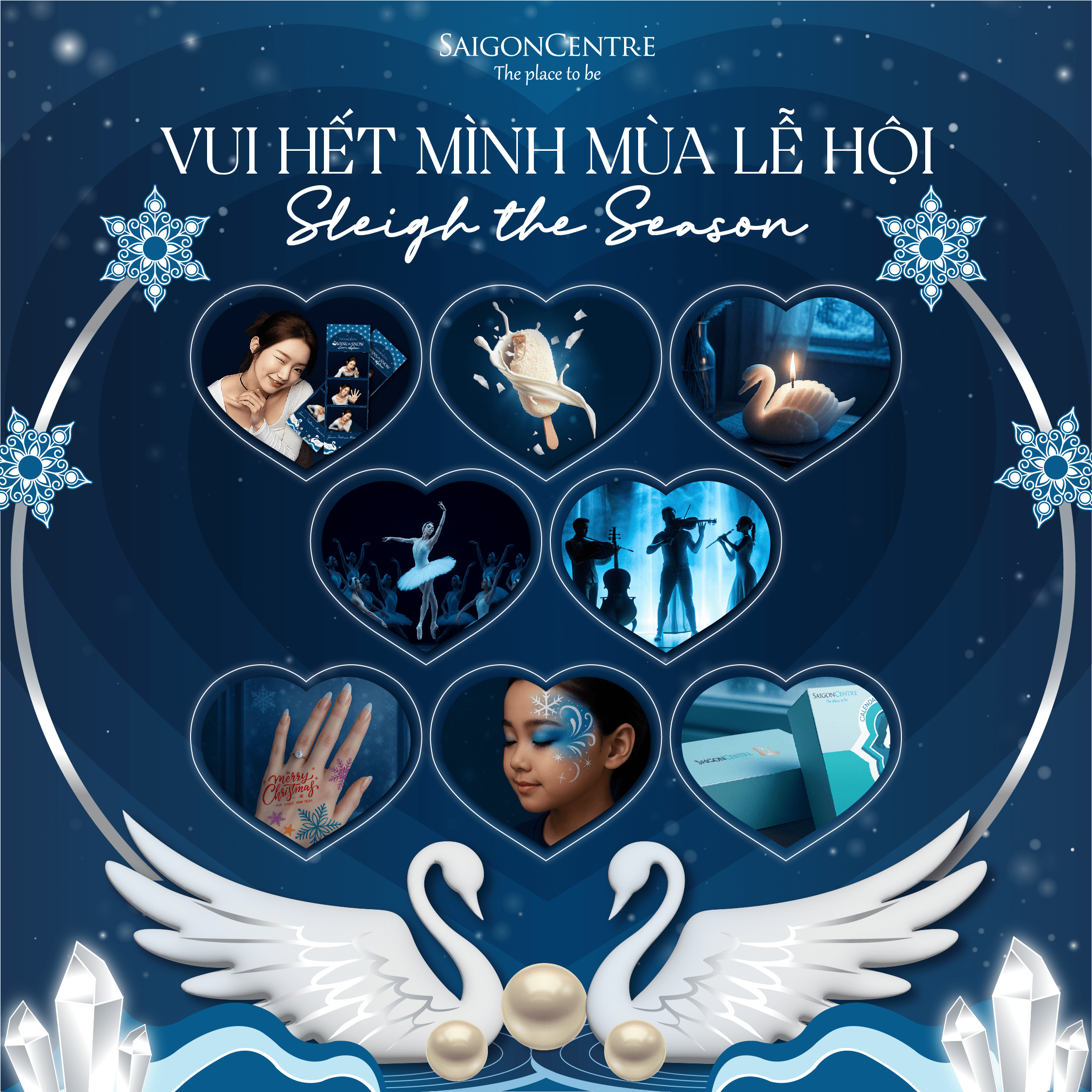 VUI HẾT MÌNH MÙA LỄ HỘI TẠI SAIGON CENTRE