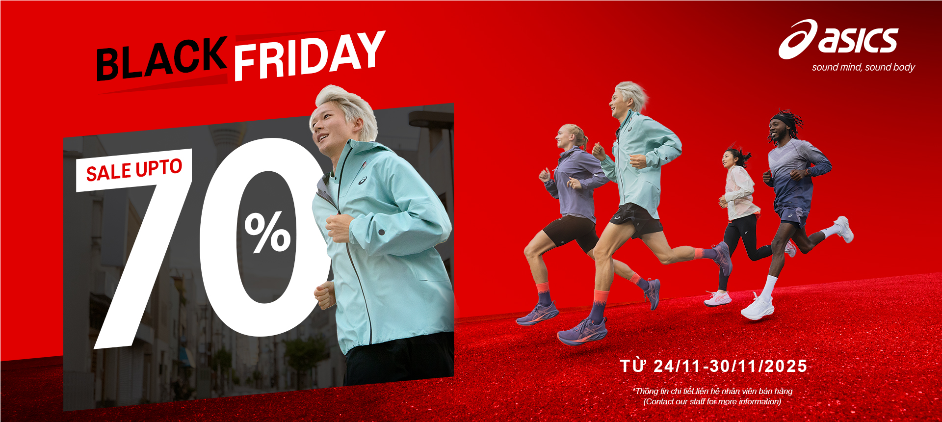 ASICS - BLACK FRIDAY - THE BIGGEST SALE OF THE YEAR HAS ARRIVED