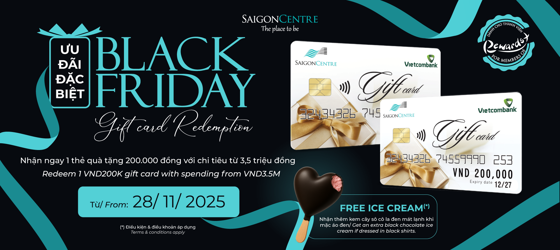 BLACK FRIDAY GIFT CARD REDEMPTION