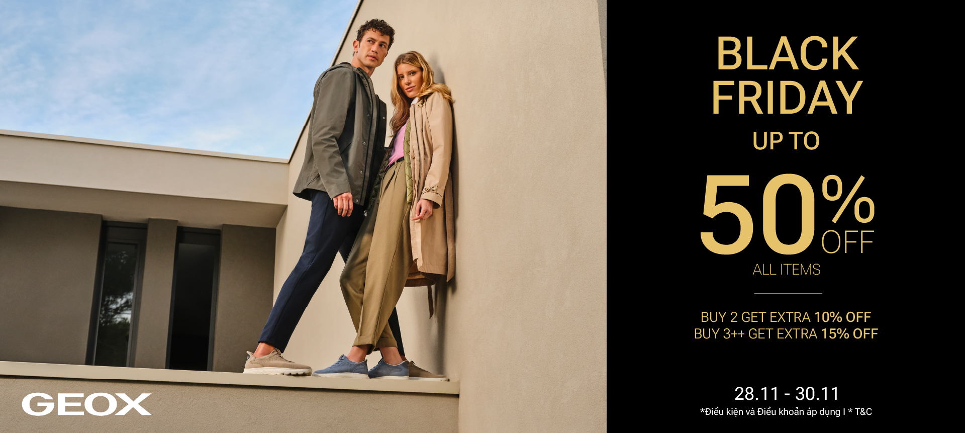 GEOX BLACK FRIDAY - DOUBLE DEAL