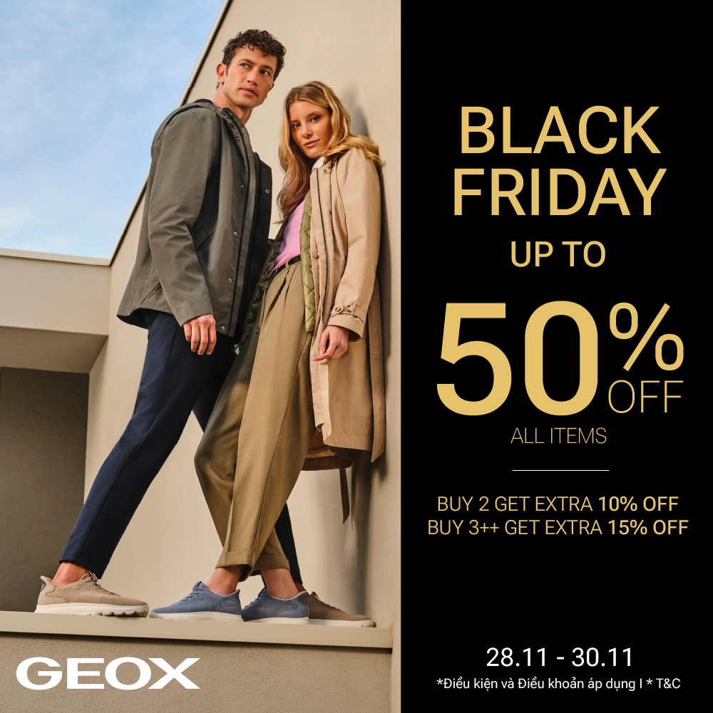GEOX BLACK FRIDAY - DOUBLE DEAL