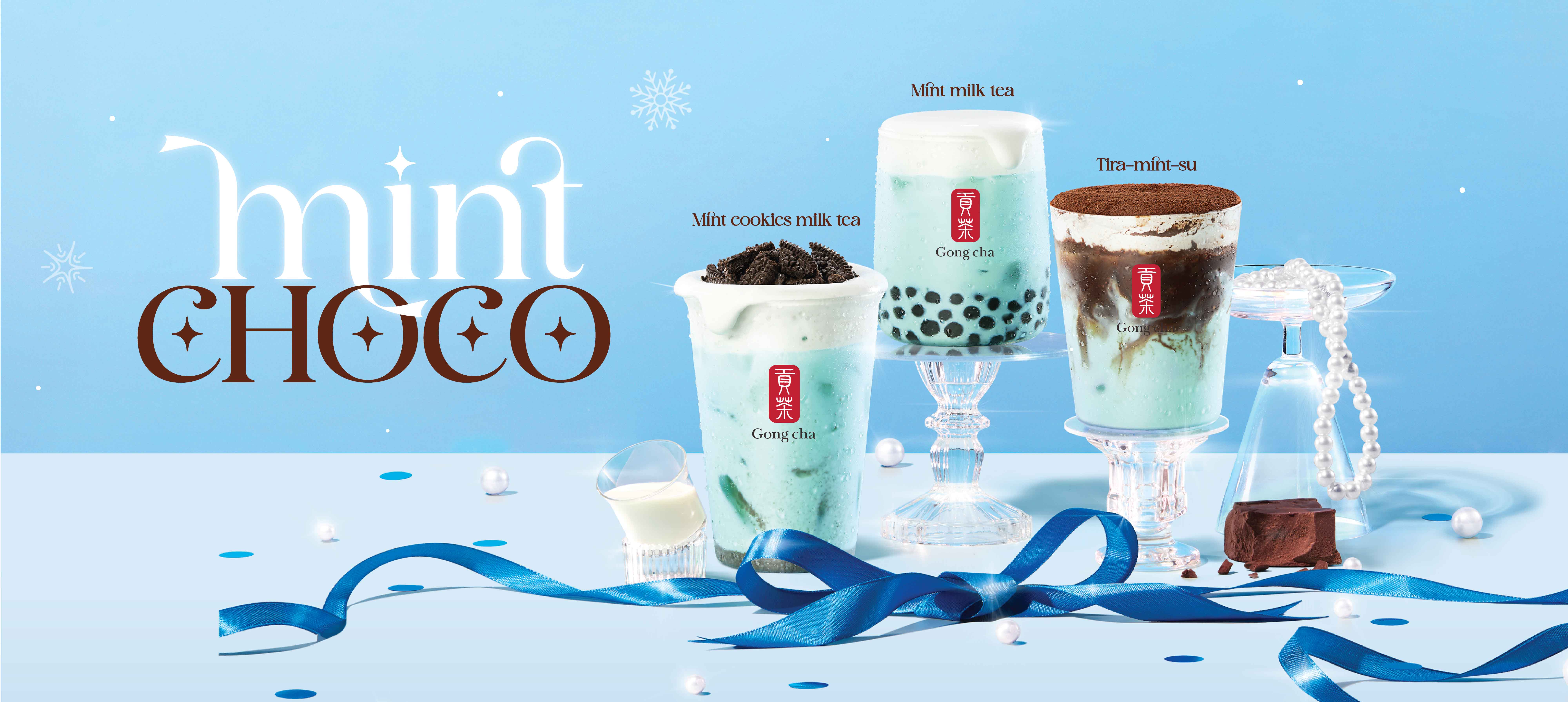 GONG CHA - THẤY MINT CHOCO LÀ THẤY GIÁNG SINH