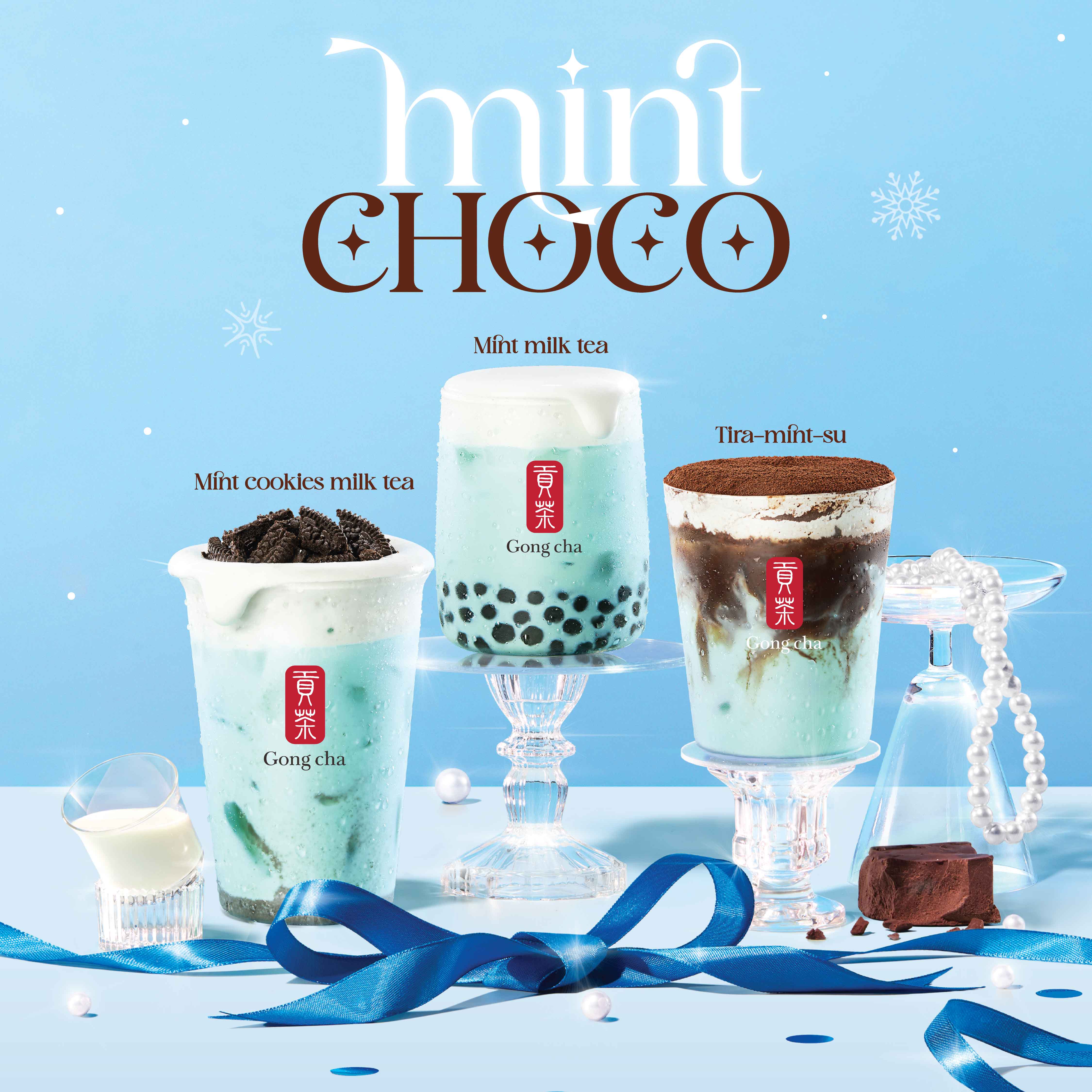 GONG CHA - THẤY MINT CHOCO LÀ THẤY GIÁNG SINH