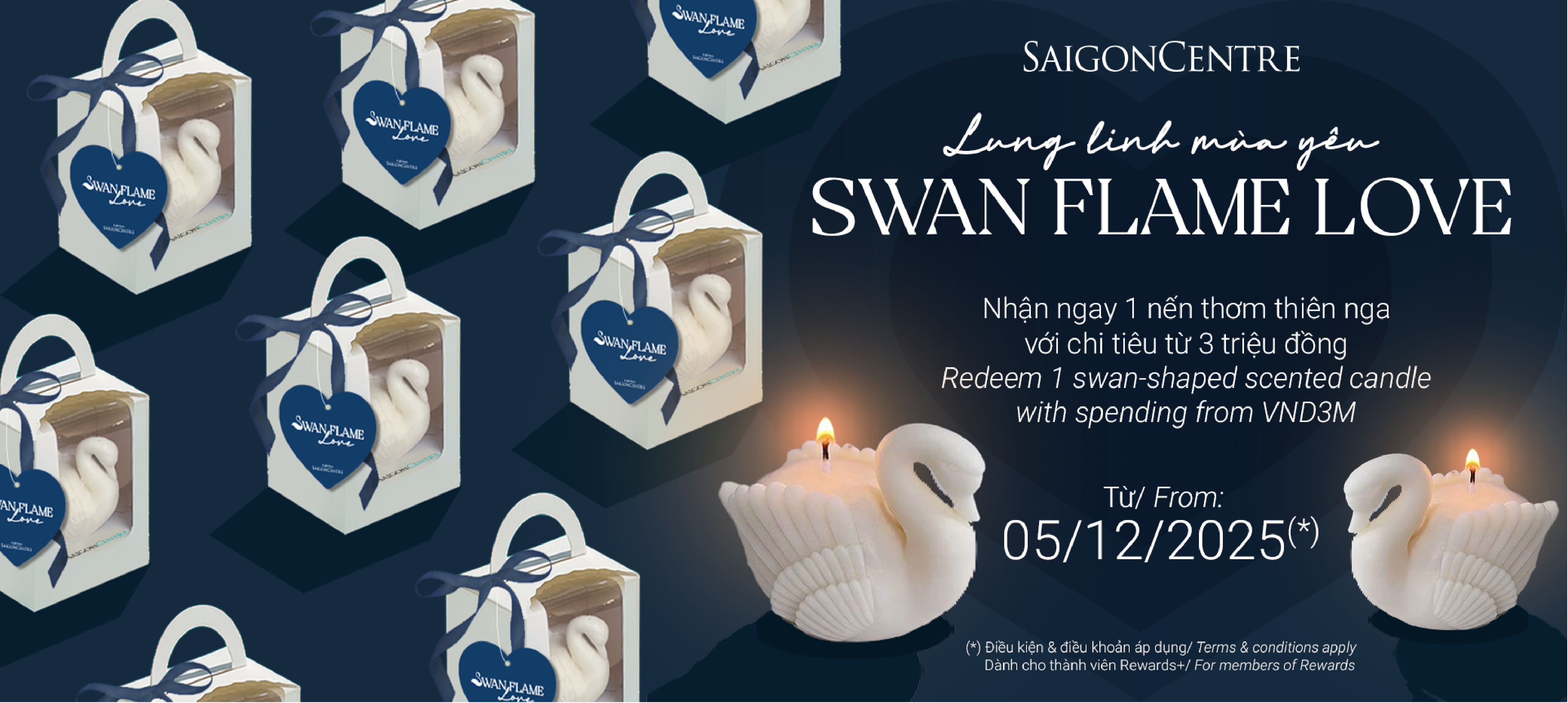 SWAN FLAME LOVE