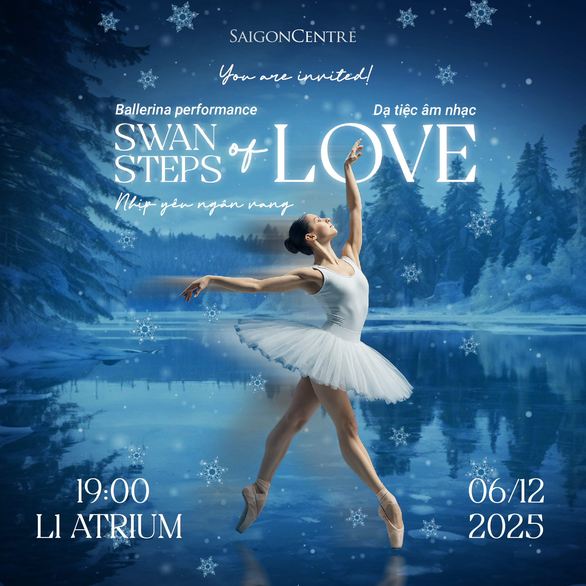 NHỊP YÊU NGÂN VANG – KHAI MẠC GIÁNG SINH TẠI SAIGON CENTRE