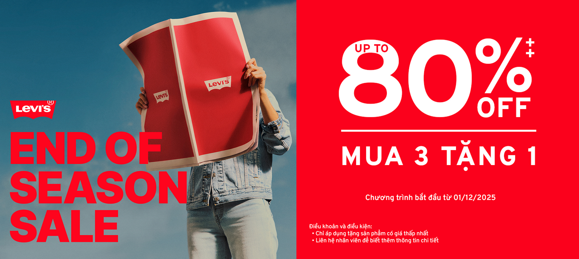 BIGGEST LEVI'S END OF SEASON SALE ALERT - UP TO 80%