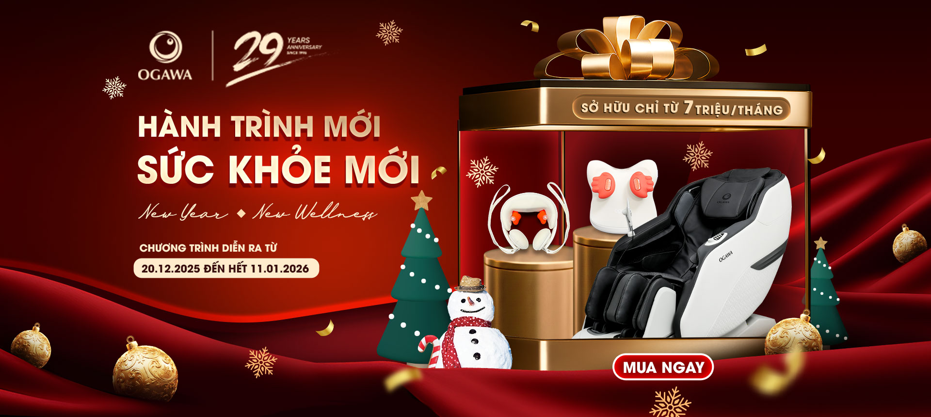 OGAWA TRANG HOÀNG SỨC KHỎE – ĐÓN HÀNH TRÌNH MỚI