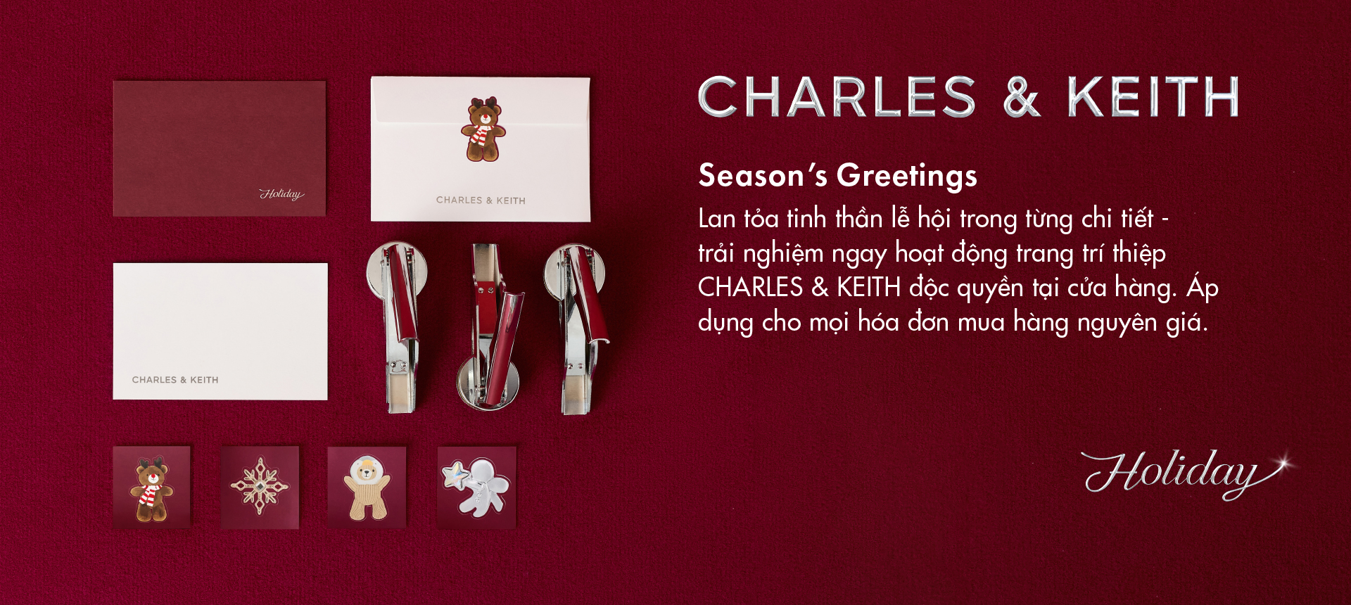 CHARLES & kEITH - SEASON'S GREETINGS