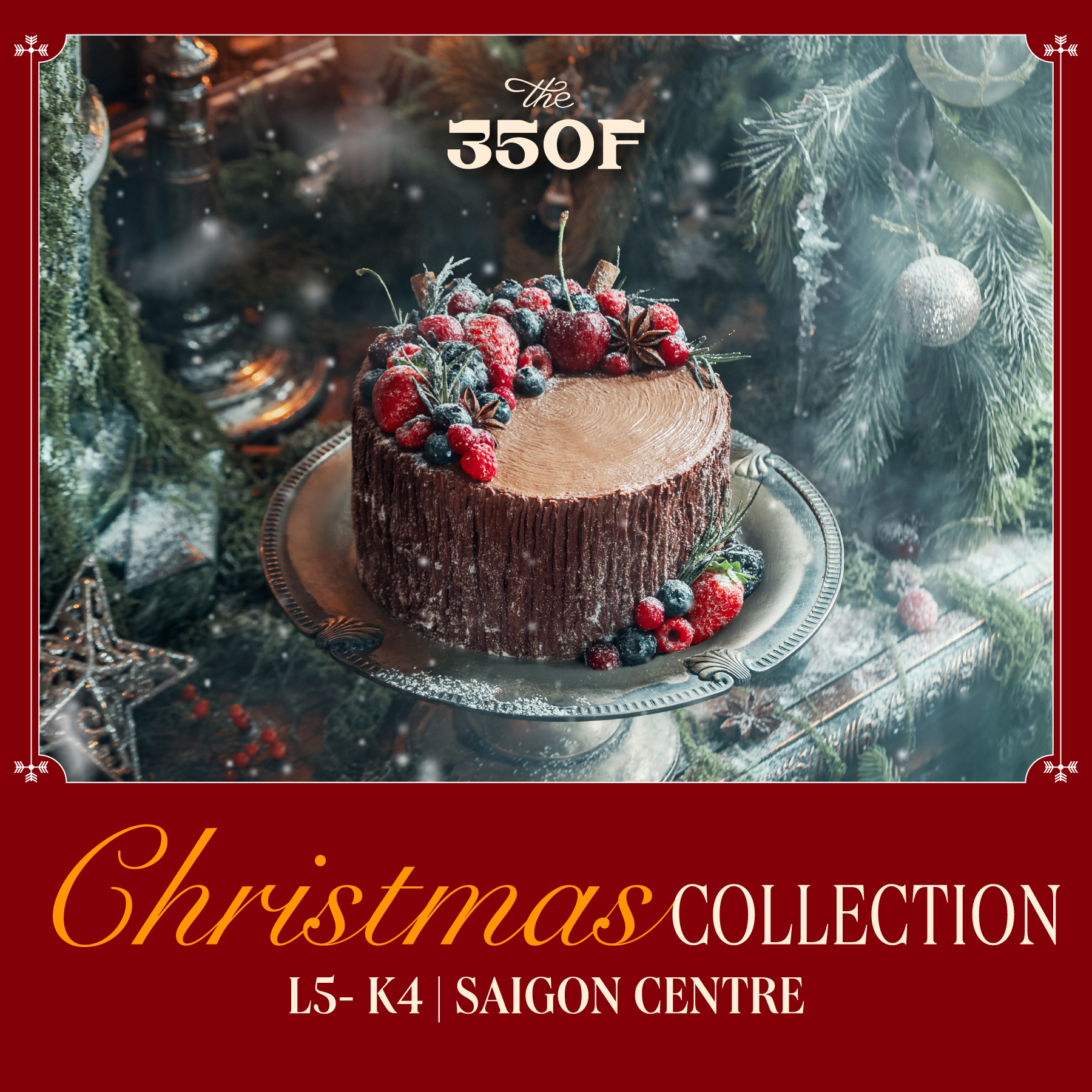 BẬT MOOD LỄ HỘI CÙNG BST BÁNH GIÁNG SINH ĐẶC SẮC TỪ THE 350F