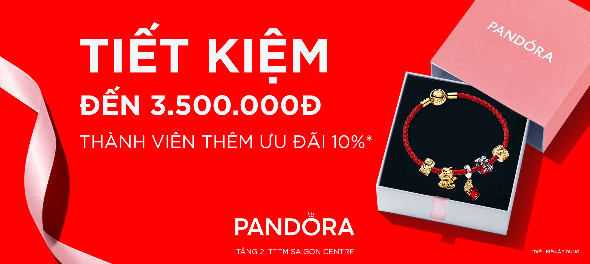 PANDORA - SIÊU HỘI CUỐI NĂM - ƯU ĐÃI ĐẶC BIỆT