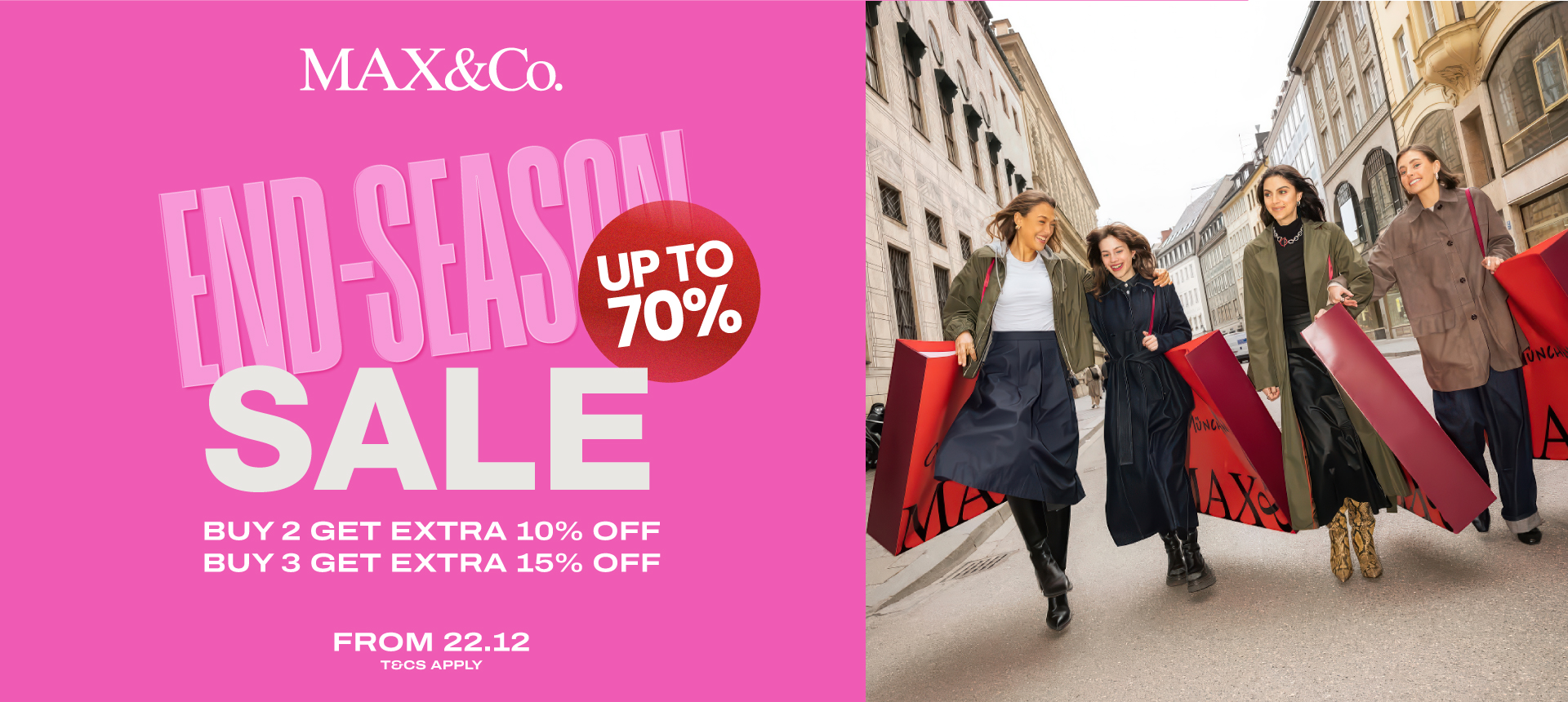 MAX&Co. - UNMISSABLE END OF SEASON OFFERS