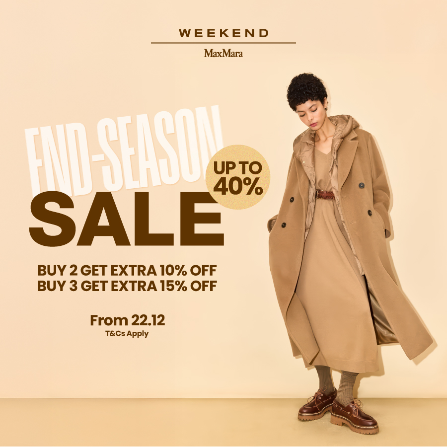 WEEKEND MAX MARA - TIMELESS PIECES, LIMITED-TIME OFFERS