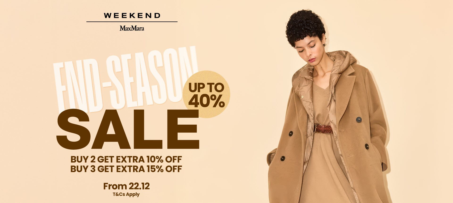 WEEKEND MAX MARA - TIMELESS PIECES, LIMITED-TIME OFFERS