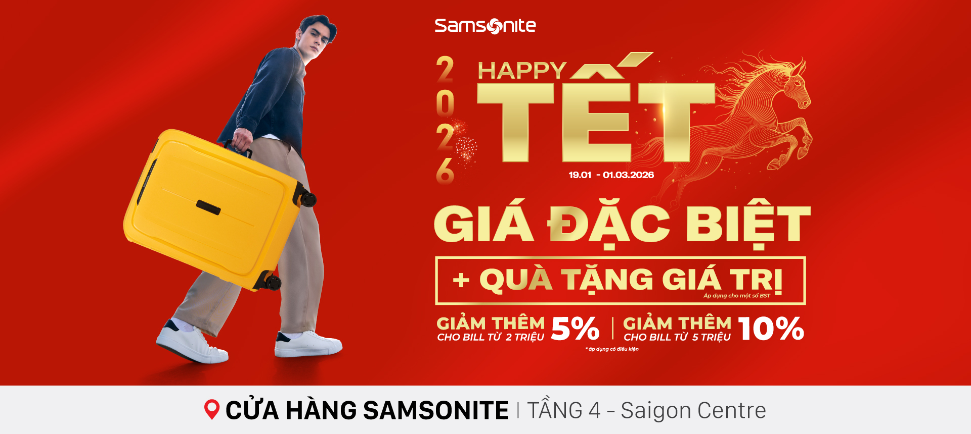 SAMSONITE - HAPPY TẾT