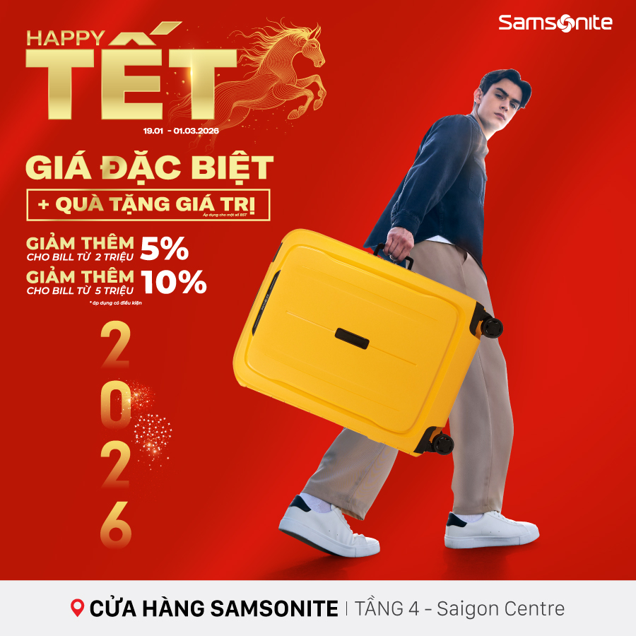 SAMSONITE - HAPPY TẾT