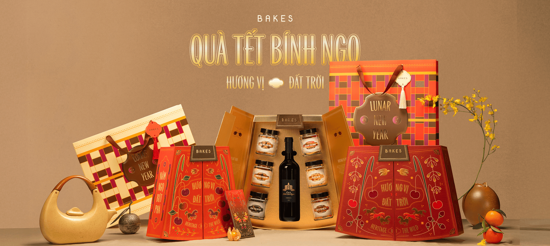 QUÀ TẾT BAKES 2026: HƯƠNG VỊ ĐẤT TRỜI - ĐÃ CÓ MẶT TẠI SAIGON CENTRE