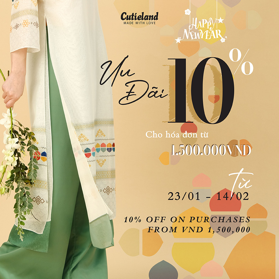 CUTIELAND - ƯU ĐÃI 10%